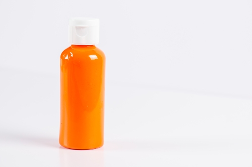 Bright Orange fluid paint for extra options of fluid paint colours for DIY Art Kits at Fifth Unicorn, creative fluid art workshops in Newport, North Brisbane and online DIY art kits posting Australia wide.