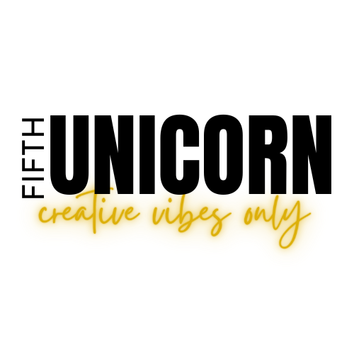 Logo for Fifth Unicorn, Creative Fluid Art Workshops